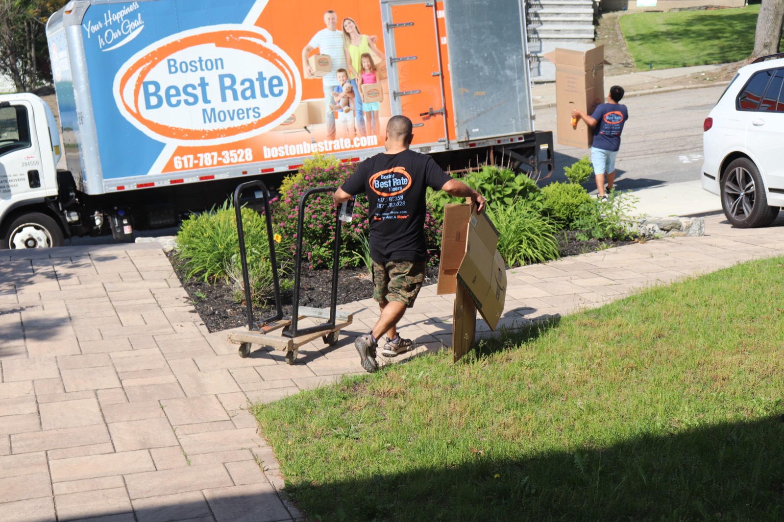 Experienced Boston Best Rate Movers team ready for a professional winter relocation