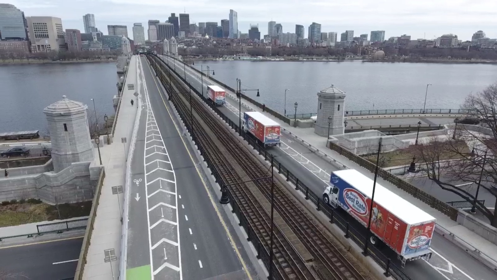 Boston Best Rate Movers truck — side view