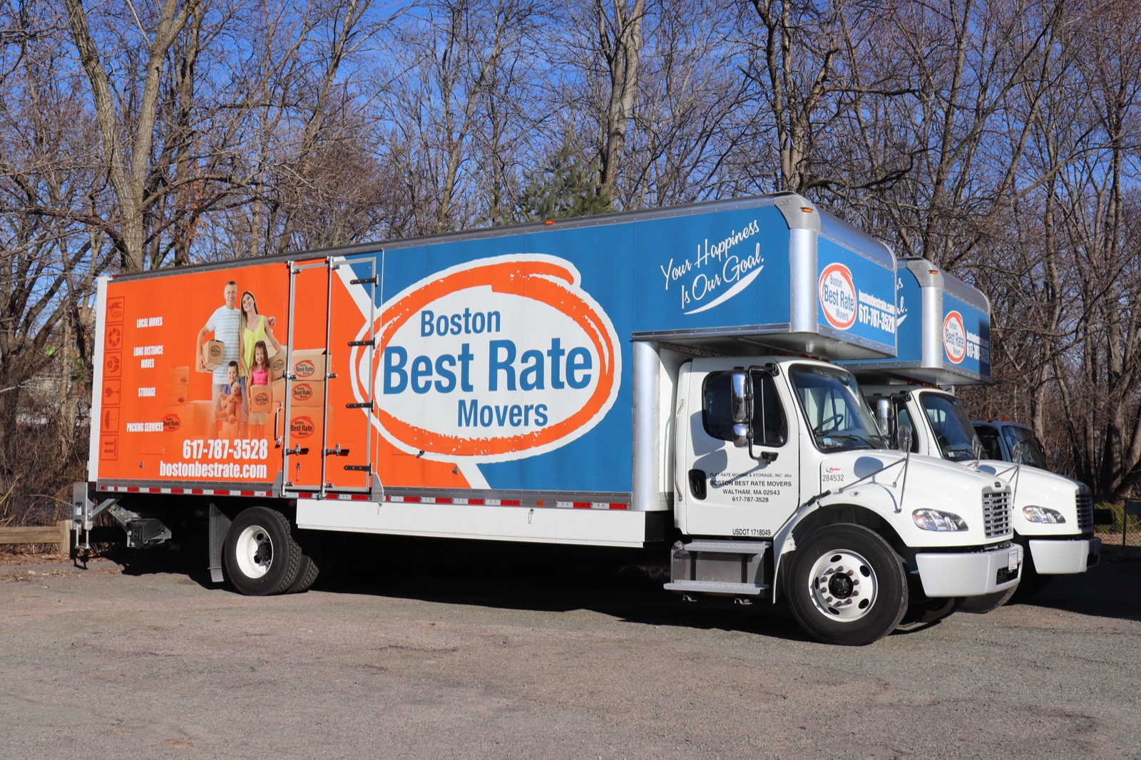 Boston Best Rate Movers truck exterior
