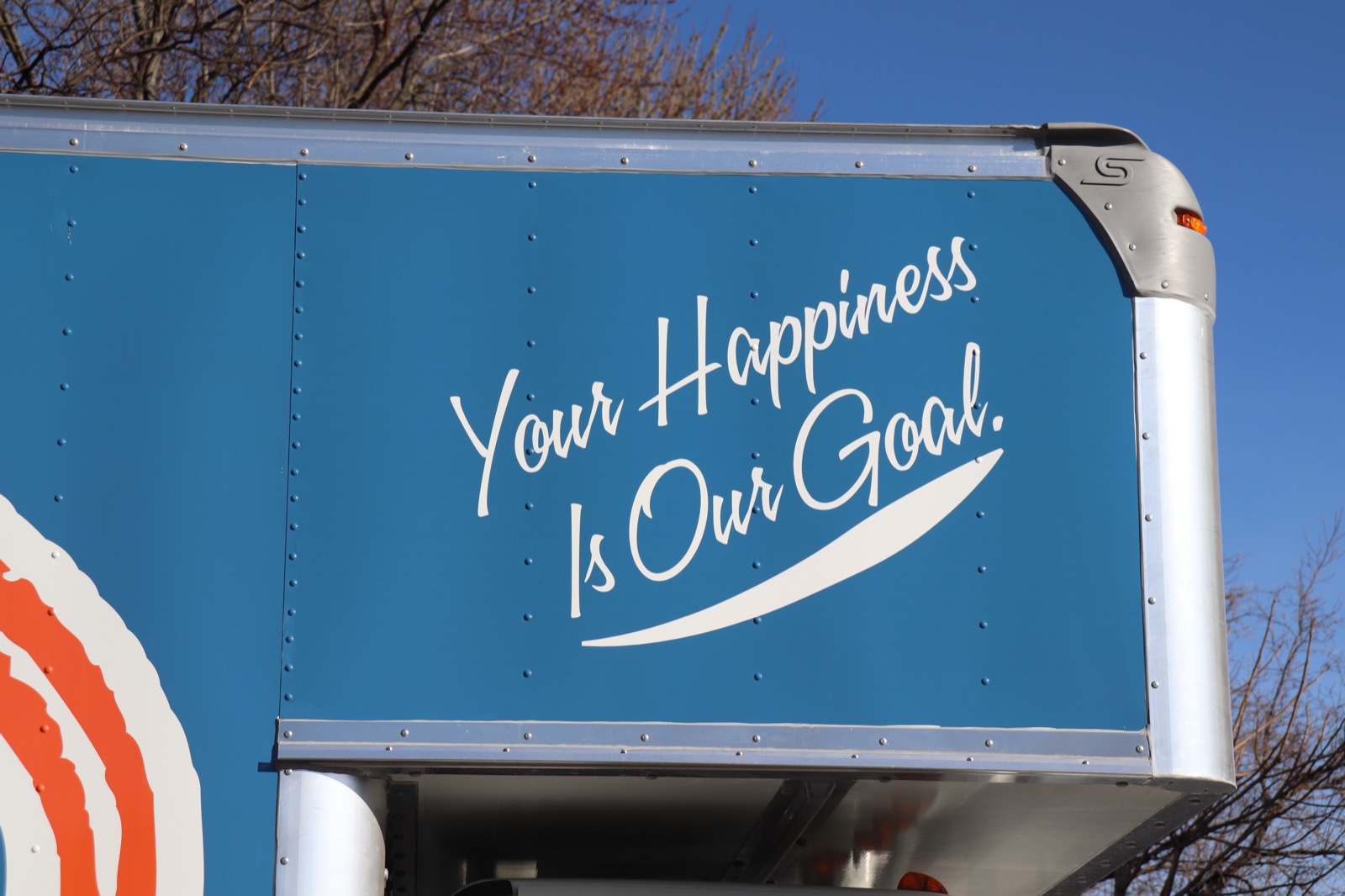 BBRM moving truck at a job site