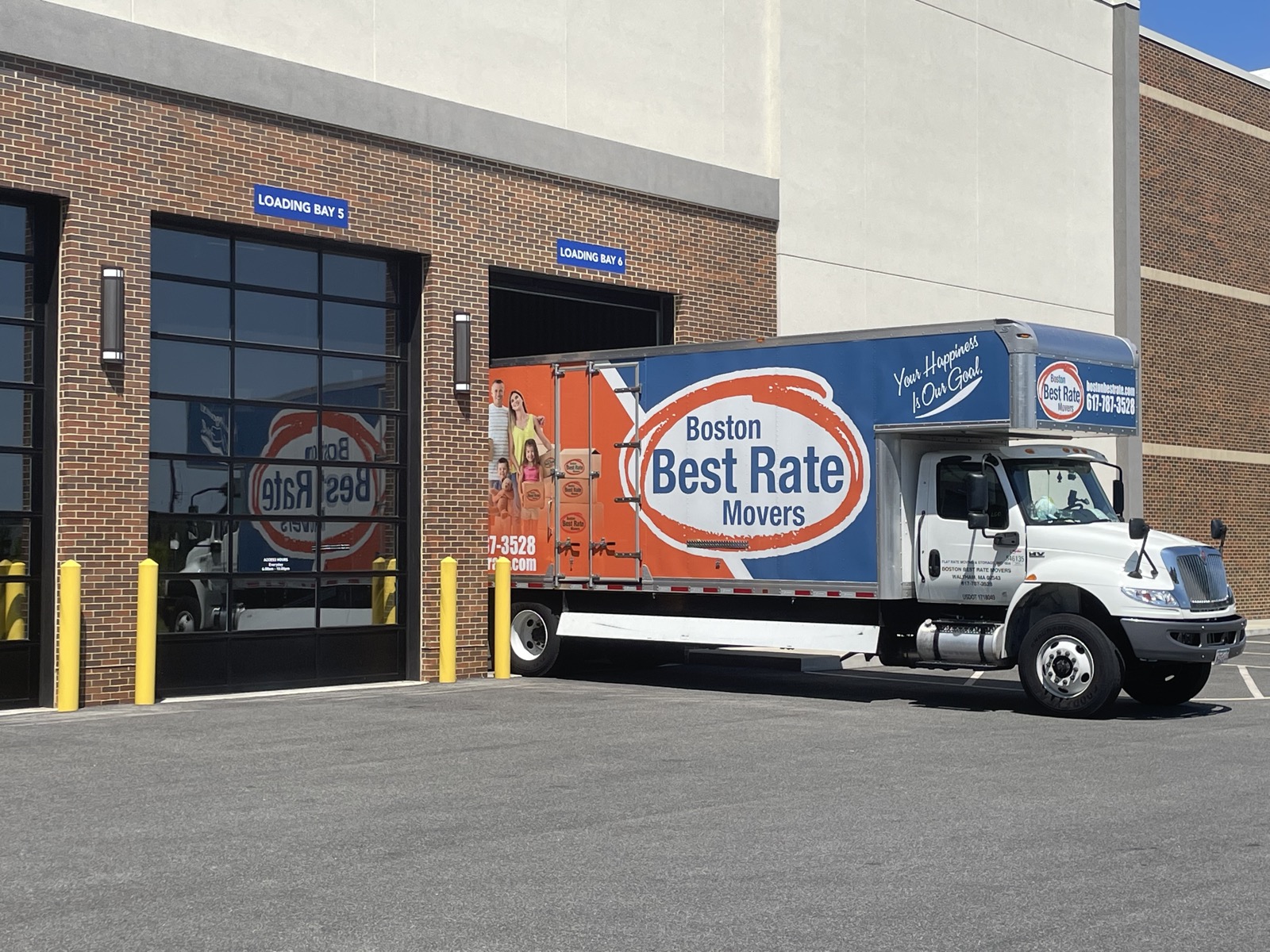 Boston Best Rate Movers truck fleet